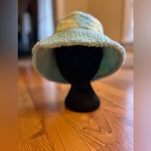 Cozy Blue and Yellow Bucket Hat